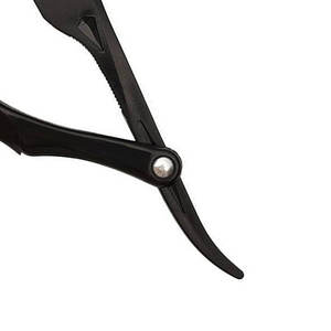 Navajas de Afeitar Profesionales para Barbería con Mango de Madera de Ébano Natural para Afeitar la Barba de Hombres - Product Image 1