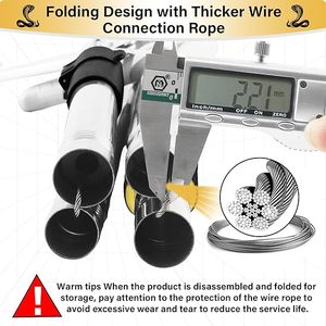 Snake Catcher Professional Collapsible Tongs Reptile <b>Grabber</b> Stick Rattlesnake Handling <b>Tool</b> Safe Pickup Device Durable Design - Product Image 5