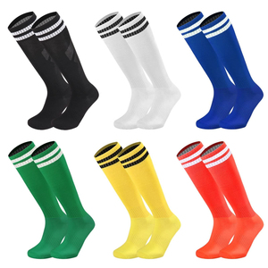 Chaussettes rayées respirantes mi-hautes pour le basketball, adultes, 100% coton, tricotées, style classique, chaussettes de sport d'été - Product Image 4