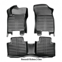 Tapis de sol de voiture de luxe écologiques en cuir 5D sur mesure pour Renault Clio 5 V Mk5 Hatchback, imperméables et antidérapants