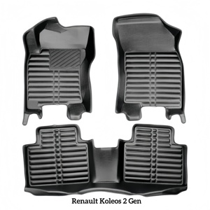 <span class=keywords><strong>Tappetini</strong></span> Auto Sportivi 5D in Pelle Ecologica su Misura per Renault <span class=keywords><strong>Clio</strong></span> 5 V Mk5 Hatchback, Impermeabili e Antiscivolo - Product Image 5