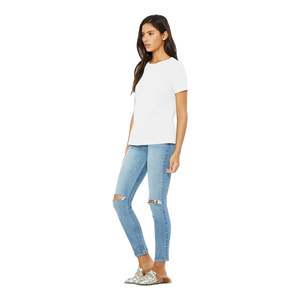 T-shirt décontracté pour homme en coton gris à col rond et manches courtes, tissu tricoté uni, idéal pour l'été - Product Image 4