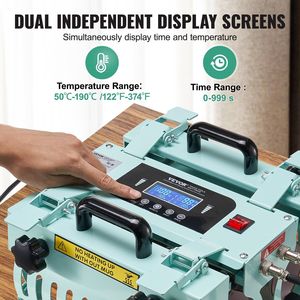 Pressa Termica a Doppio Tamburo Indipendente con 2 Stazioni di Riscaldamento per Tazze da 11-30oz, Riscaldamento Rapido e Uniforme, Controllo Indipendente - Product Image 4