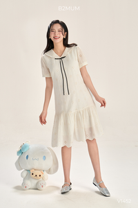 Vestido de Maternidad de Lino Ecológico para Verano B2 MUM V1452, Suave, Transpirable, Absorbente de Sudor, Sin Elasticidad - Product Image 5