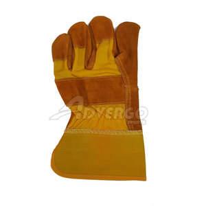 Guantes de Trabajo de Cuero Genuino de la Mejor Calidad para Hombre, Guantes de Seguridad, Guantes de Trabajo de Color Sólido - Product Image 6