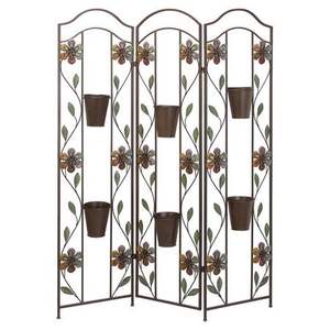 Treillis de jardin en aluminium pour l'extérieur, finition thermolaquée, optimisant la surface de culture verticale pour les fleurs - Product Image 1