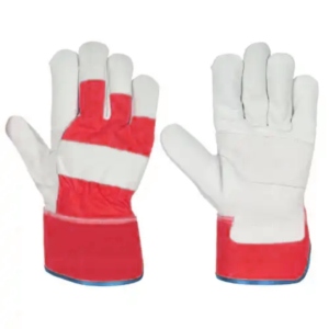 Gants de sécurité canadiens de haute performance pour monteurs, en cuir pleine fleur confortable, certifiés CE, avec manchette de sécurité anti-vibration, 11 oz - Product Image 6