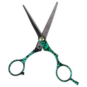 Tijeras de peluquería profesional verde de 6 pulgadas, tijeras de corte de acero inoxidable de alta calidad para un estilo de precisión - Product Image 1