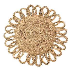 จานหญ้าทะเลธรรมชาติสานด้วยมือ เป็นมิตรกับสิ่งแวดล้อม จานหญ้าทะเลสำหรับตกแต่งบ้าน โต๊ะอาหาร ร้านอาหาร - Product Image 2