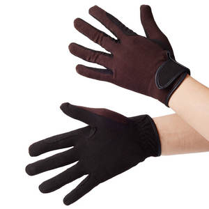 Guantes de equitación de cuero duraderos y elegantes con pantalla táctil para hombre, OEM, antideslizantes, para todas las estaciones, color personalizado, guantes de seguridad para exteriores - Product Image 4