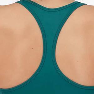 Women Solid Color Knitted Scoop Neck Tank <b>Top</b> Breathable Casual Style <b>Green</b> - Product Image 5