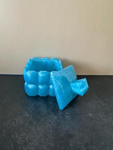 Boîte à bijoux décorative en résine artisanale de luxe, petite boîte à bijoux personnalisée en résine, boîte cadeau pour bijoux - Product Image 3