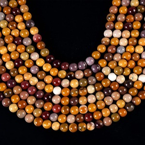 Natural Mookaite Jasper Smooth Round <b>Beads</b> Strands 4MM 6MM 8MM 10MM <b>Loose</b> <b>Beads</b> For Jewelry Making From Indian Wholesaler Bulk - Product Image 5