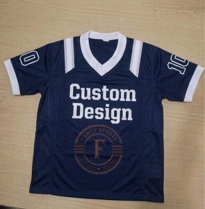 <b>Retro</b> Style <b>Football</b> Jersey Vintage Mesh Short Sleeve Sportswear Striped Shoulder Custom Logo Team Apparel - Product Image 2