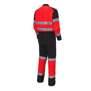 Fournisseur d'habits de travail ignifuges pour les travailleurs routiers, vêtements de travail de nuit, vêtements de travail extérieurs, combinaisons de sécurité résistantes au feu, fabrication OEM ODM - Product Image 6