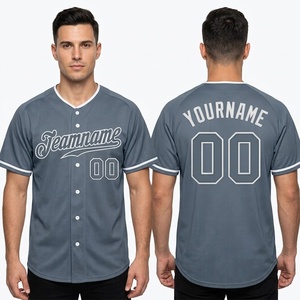 Camiseta de Béisbol con Diseño Gráfico Personalizado, 100% Poliéster, Absorbe la Humedad, Secado Rápido, Colores del Equipo Sublimados, Antiolor, Transpirable - Product Image 1