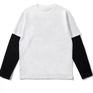 เสื้อยืดสีขาวโลโก้เรียบแบบขายส่งจำนวนมาก เสื้อยืดเปล่าผู้ชาย เสื้อยืดยูนิเซ็กซ์ผ้าฝ้ายออร์แกนิค 100% สำหรับงานพิมพ์ลายตามสั่ง - Product Image 4