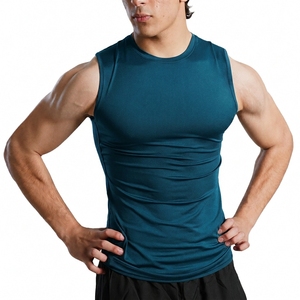 Débardeur de sport sans manches pour homme, extensible, séchage rapide, respirant, pour fitness et entraînement, vente en gros - Product Image 1