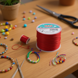 Corda Rossa per Braccialetti Ilan Hilo Cola De Raton 2.5mm 10M - Product Image 2