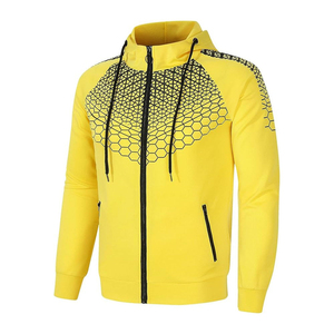 Chándal Deportivo Sublimado para Hombre, Tejido de Poliéster que Absorbe la Humedad, Chaqueta Ligera con Cremallera, Pantalones Flexibles, Ropa Deportiva Personalizada - Product Image 4