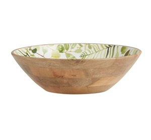 Ensaladera de Madera de Primera Calidad, Hecha a Mano, Redonda, Clásica, Elegante y Moderna - Product Image 1
