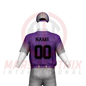 Uniforme Deportivo de Béisbol de Manga Corta para Entrenamiento, Servicio OEM, Impresión de Logotipo Personalizado, Uniforme de Béisbol al por Mayor - Product Image 5