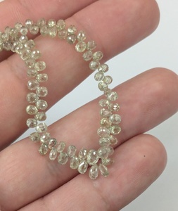 Cuentas de Diamante Amarillo Blanco Transparente AAA+ de 2.5-3mm, Facetadas en Forma de Lágrima, Piedras Preciosas Naturales Sueltas, Suministro de 0.18ct, Sudáfrica - Product Image 3