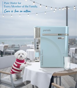 Purificador de agua PUROSIS OCEAN BLUE con sistema RO, zinc, cobre, alcalino, TDS, capacidad de almacenamiento de 9L, indicador LED, material de grado alimenticio. - Product Image 1