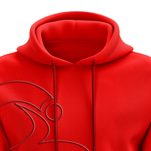 Sweat-shirt d'hiver à capuche pour homme, couleur unie, décontracté, avec logo brodé sur le devant, poche intégrée, coupe classique - Product Image 5