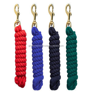 Corde de plomb en coton de vente en gros d'équipement équestre de cheval en différentes couleurs et tailles personnalisées - Product Image 2