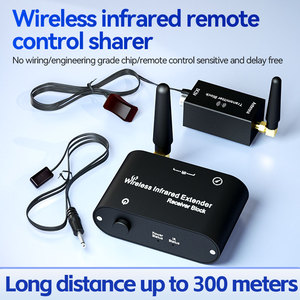 Spenfily không dây hồng ngoại điều khiển từ xa Extender Kit IR Repeater tín hiệu mở rộng kiểm soát âm thanh & video phụ kiện WL-T2 nhựa - Product Image 6
