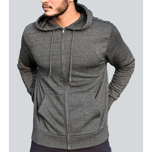 Sweat-shirt à capuche zippé pour homme, en molleton de coton, unisexe, streetwear décontracté, coupe ample - Product Image 6