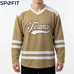 2026 Custom Sublimation Ice Hockey Jersey Professional Unisex Ice Hockey Jersey <b>Heat</b> Transfer Printing Custom Ice Hockey Jersey - Product Image 2