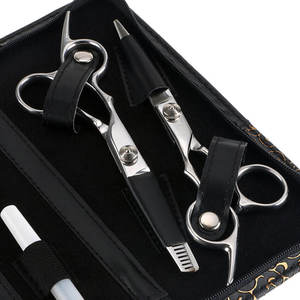 Ensemble professionnel de ciseaux de coiffure en acier inoxydable pour la coupe et l'éclaircissement – Outils de barbier durables de haute qualité pour salon et usage domestique – Meilleures ventes - Product Image 2