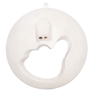 Figuras de Animales de Madera Grabadas a Mano con Acabado en Color Marfil, Decoración Minimalista para Mesa de 3 Piezas |   OEM - Product Image 1