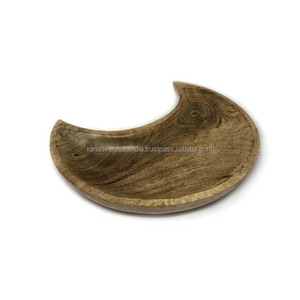 Bandeja de luna creciente de madera mejor calificada perfecta para meditación curativa energética y arreglos de cristal disponibles al mejor precio - Product Image 5