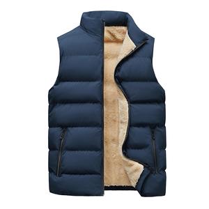 Men’s Winter Puffer Vest Sleeveless Jacket Thick Quilted Design Warm Thermal Insulated Body <b>Warmer</b> for Outdoor Activities Casual - Product Image 2