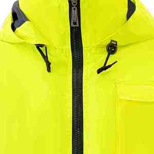 Veste de sécurité réfléchissante haute visibilité pour hommes, jaune et noir, imperméable, vêtements de travail, softshell, manteau haute visibilité pour la construction - Product Image 6