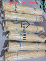 Rouleau de cannage carré en rotin naturel haute résistance, 15 mètres par rouleau, personnalisable pour la rembourrage de meubles et l'artisanat d'intérieur