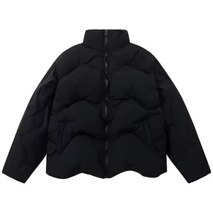 Custom Oversized Puffer <b>Jacket</b> <b>Men</b> Bubble Winter <b>Thick</b> Quilted <b>Fleece</b> Waterproof Windproof OEM Private Label Streetwear - Product Image 4