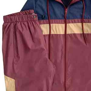 Chaqueta cortavientos para hombre disponible en todas las tallas, conjunto deportivo de nailon de alta calidad para invierno, diseño personalizado con bloques de color, conjunto deportivo para hombre - Product Image 6