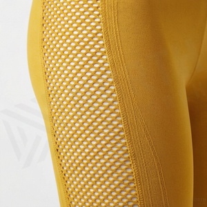Leggings de Yoga de Cintura Alta para Mujer, Color Sólido, Tejido Elástico, Transpirable, Estilo Deportivo, Diseño Sin Costuras - Product Image 5