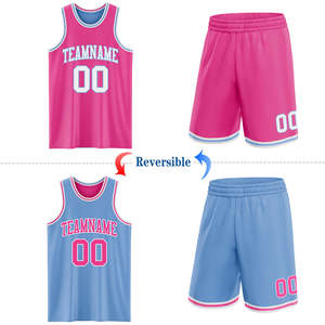 Uniformes de Baloncesto Reversibles al Por Mayor, Conjuntos de Camiseta y Pantalones Cortos Personalizados para Equipos, Ropa Deportiva de Calidad de Exportación, Fabricante al Por Mayor, Proveedor OEM/ODM - Product Image 2