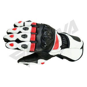 Gants de course en cuir respirant de haute qualité pour la moto, imperméables et offrant une protection UV, pour une utilisation sportive en extérieur - Product Image 3