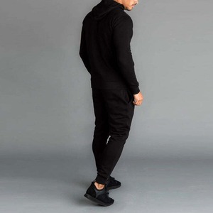 Men Sportswear Running Wear Hot Product Training Wear Fitness <b>Clothing</b> Men Tracksuits with Zipper Hoodie for Men - Product Image 4