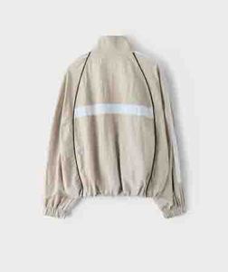 Unisex Oversized <b>Racer</b> <b>Jacket</b> Lightweight Zip Fly Stand Collar Solid Color Polyester All Seasons Adult Fit <b>Jacket</b> For <b>Men</b> - Product Image 6