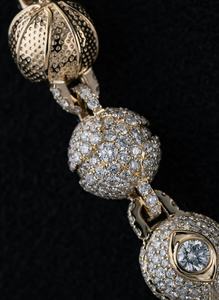 Collar con colgante de letra de moissanita de lujo para hombre, diseño 3D personalizado, plata 925 chapada en oro, engaste de garra, dijes para fiesta - Product Image 4