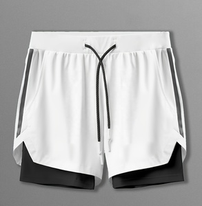 Pantalones Cortos Deportivos Casuales para Hombre, de Secado Rápido, Transpirables, para Entrenamiento, Deportes, Ejercicio, Fitness, Correr al Aire Libre, 100% - Product Image 6