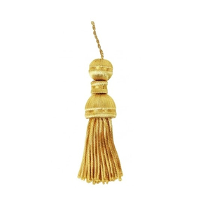 Borla de alambre de oro personalizada, estilo tradicional, duradera, hecha a mano para prendas y bolsos con color personalizado - Product Image 2