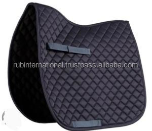 Luxe 100gsm usine cuir cheval selle Pad Polo mousse remplissage vert clair Dressage Style occidental tissu doublure pour l'équitation - Product Image 5